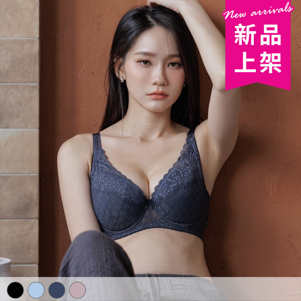 迴聲蕩漾。大罩杯托高包覆舒適提托內衣 D.E.F罩