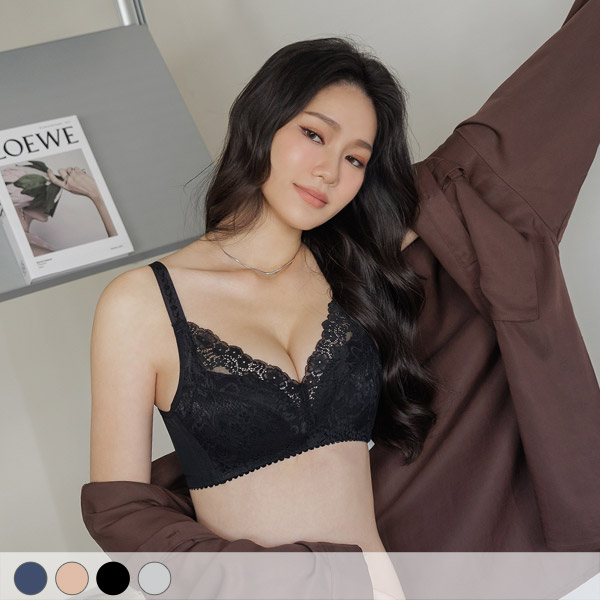 深度自戀。集中包覆無鋼圈絲棉內衣 B.C.D.E罩