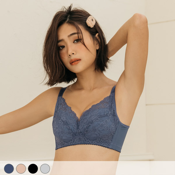 深度自戀。集中包覆無鋼圈絲棉內衣 B.C.D.E罩