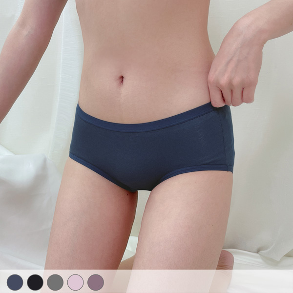 簡約線條竹炭三角生理褲 簡約線條竹炭三角生理褲