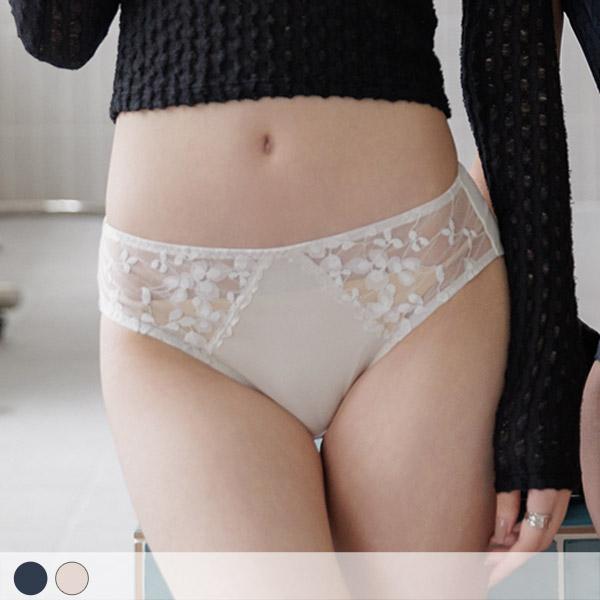 優雅的總和中高腰三角褲